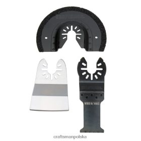 CRAFTSMAN 3-pakowe ostrze oscylacyjne z wielu materiałów elektronarzędzia 6XLTVN83 Craftsman Narzędzia