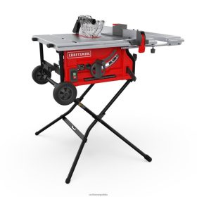 CRAFTSMAN Przenośna stołowa piła stołowa o mocy 10 cali i natężeniu 15 A ze składaną podstawą elektronarzędzia 6XLTVN35 Craftsman Narzędzia