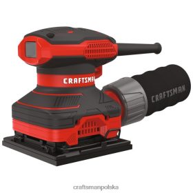 CRAFTSMAN Przewodowa szlifierka arkuszowa 120 V, 2 A, z systemem odprowadzania pyłu elektronarzędzia 6XLTVN74 Craftsman Narzędzia