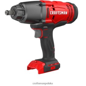 CRAFTSMAN V20 Bezprzewodowy klucz udarowy o zmiennej prędkości i napięciu 20 V, z napędem 1/2 cala elektronarzędzia 6XLTVN143 Craftsman Narzędzia