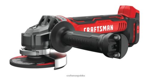 CRAFTSMAN v20 4,5-calowy przełącznik łopatkowy o maksymalnym napięciu 20 V, bezszczotkowa akumulatorowa szlifierka kątowa (tylko narzędzie) elektronarzędzia 6XLTVN37 Craftsman Polska